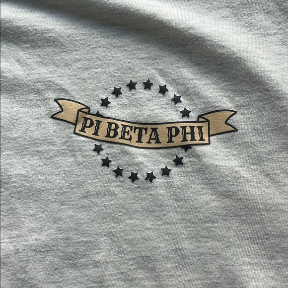 Light Gray Pi Beta Phi Tee - Picture 1 of 3
